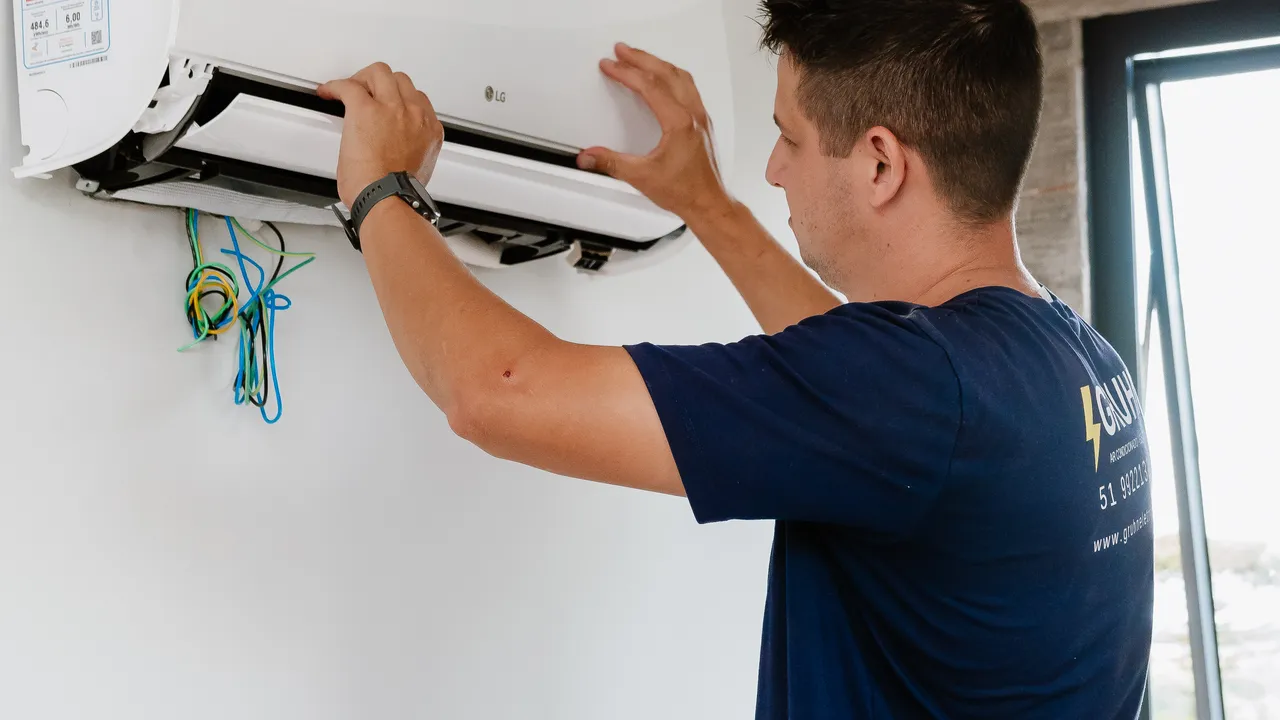 Instalação de ar-condicionado